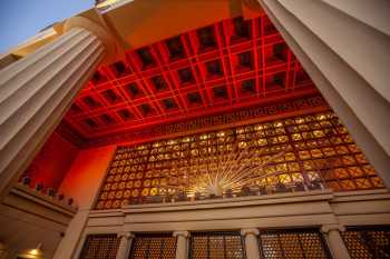 Alex Theatre, Glendale, Los Angeles: Greater Metropolitan Area: Exterior Lobby Ceiling