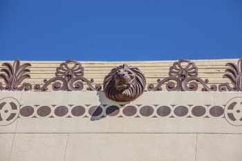 Alex Theatre, Glendale: Lion on facade