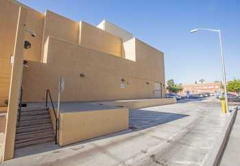 Alex Theatre, Glendale, Los Angeles: Greater Metropolitan Area: Load-In Dock as viewed from West