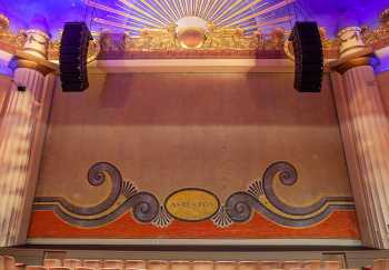 Alex Theatre, Glendale, Los Angeles: Greater Metropolitan Area: Fire Curtain closeup