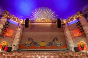 Alex Theatre, Glendale: Fire Curtain from center