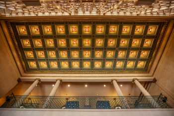 Alex Theatre, Glendale, Los Angeles: Greater Metropolitan Area: Coffered ceiling above Entrance Lobby