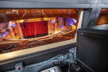 Alex Theatre, Glendale: Projection Booth Followspot View