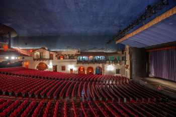 Arlington Theatre, Santa Barbara, California (outside Los Angeles and San Francisco): Auditorium from House Right