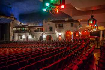 Arlington Theatre, Santa Barbara: Rear Orchestra seating, from House Left