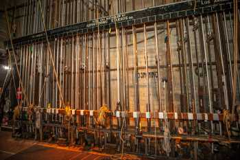 Arlington Theatre, Santa Barbara, California (outside Los Angeles and San Francisco): Counterweight Lock Rail