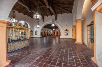 Arlington Theatre, Santa Barbara, California (outside Los Angeles and San Francisco): Vestibule from Street