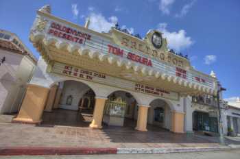 Arlington Theatre, Santa Barbara, California (outside Los Angeles and San Francisco): Facade from left