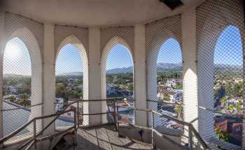 Arlington Theatre, Santa Barbara: Tower top interior panorama