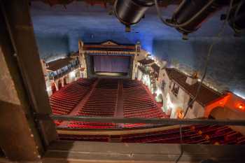 Arlington Theatre, Santa Barbara: Lights in Followspot Box