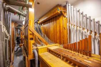 Arlington Theatre, Santa Barbara, California (outside Los Angeles and San Francisco): Pipes in House Left Organ Chambers