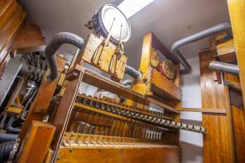 Arlington Theatre, Santa Barbara, California (outside Los Angeles and San Francisco): Pipes in House Left Organ Chambers