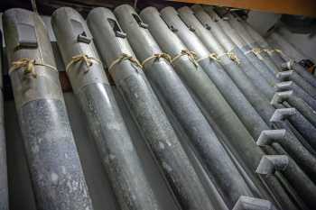 Arlington Theatre, Santa Barbara, California (outside Los Angeles and San Francisco): Pipes in House Left Organ Chambers