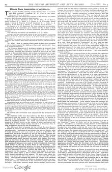 Account of the theatre’s stage machinery research and design, given by architect Dankmar Adler and published in the March 1889 edition of <i>The Inland Architect And News Record</i>, held by the University of California and digitized by Google (4.4MB PDF)