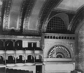 Organ grilles at House Left, from the collection of Jim Lewis of the Organ Historical Society (JPG)