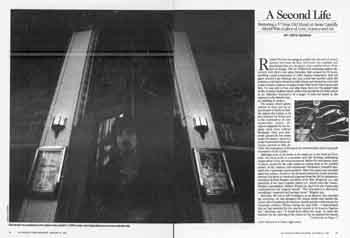 News of the restoration of the Casino’s central exterior mural, as printed in the 15th January 1987 edition of the <i>Los Angeles Times</i> (1MB PDF)