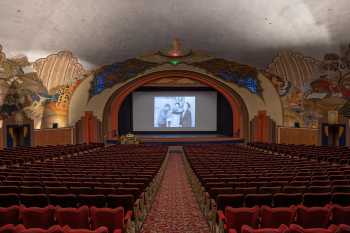 Avalon Theatre, Catalina Island, California (outside Los Angeles and San Francisco): Auditorium in white light