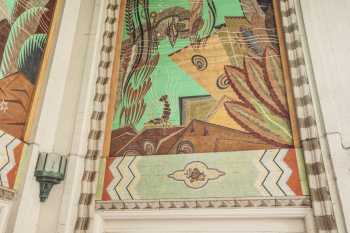 Avalon Theatre, Catalina Island, California (outside Los Angeles and San Francisco): Mural Closeup 5