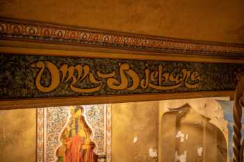 Avalon Regal Theater, Chicago, Chicago: Lobby Mezzanine Script Closeup