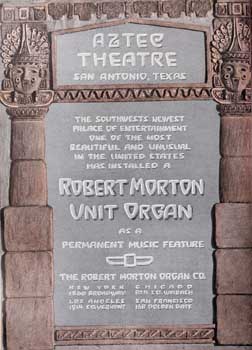 Robert Morton advertisement celebrating the organ installation at the theatre, from the 21st May 1927 edition of <i>Exhibitors Herald</i>, held by the Museum of Modern Art Library New York and scanned online by the Internet Archive (JPG)