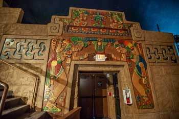 Aztec Theatre, San Antonio: Balcony Cross Aisle Exit House Left