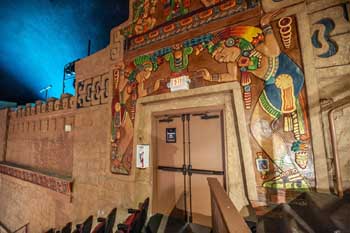 Aztec Theatre, San Antonio: Balcony Cross Aisle Exit House Right