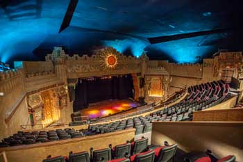 Aztec Theatre, San Antonio, Texas: Balcony Left Behind Cross Aisle