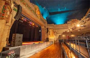 Aztec Theatre, San Antonio, Texas: Pit From House Left