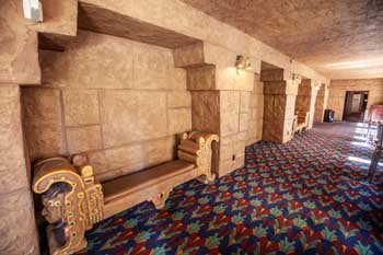 Aztec Theatre, San Antonio: Cast Bench In The Lounge Area Originally Designated As A Museum