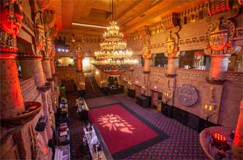 Aztec Theatre, San Antonio, Texas: Lobby From Northeast Corner