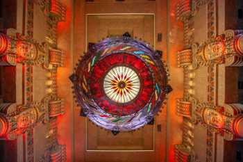 Aztec Theatre, San Antonio: Chandelier From Underneath