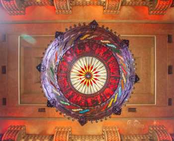 Aztec Theatre, San Antonio: Chandelier From Underneath Closeup