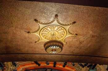 Balboa Theatre, San Diego, California (outside Los Angeles and San Francisco): Balcony Soffit Light Fixture