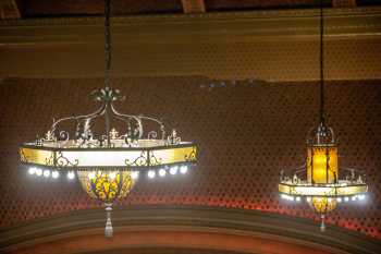 Balboa Theatre, San Diego, California (outside Los Angeles and San Francisco): Chandeliers Closeup