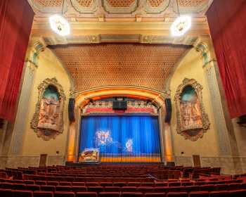 Balboa Theatre, San Diego, California (outside Los Angeles and San Francisco): Panoramic view from Orchestra seating