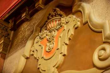 Balboa Theatre, San Diego, California (outside Los Angeles and San Francisco): Shield Closeup