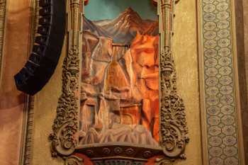 Balboa Theatre, San Diego, California (outside Los Angeles and San Francisco): House Right Waterfall Closeup