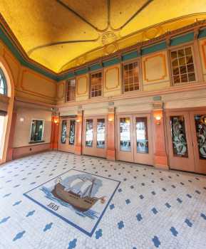 Balboa Theatre, San Diego, California (outside Los Angeles and San Francisco): Lobby Panorama, from floor to ceiling