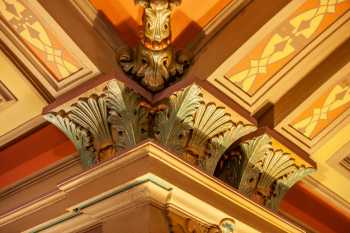 Balboa Theatre, San Diego, California (outside Los Angeles and San Francisco): Balcony Lobby Cornice Closeup