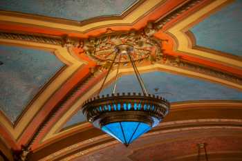 Balboa Theatre, San Diego, California (outside Los Angeles and San Francisco): Balcony Lobby Light Fixture Closeup