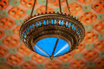 Balboa Theatre, San Diego, California (outside Los Angeles and San Francisco): Balcony Lobby Light Fixture Closeup