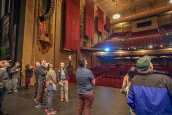 Balboa Theatre, San Diego, California (outside Los Angeles and San Francisco): Tour Group Onstage