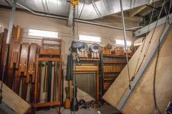 Balboa Theatre, San Diego, California (outside Los Angeles and San Francisco): Central Organ Chamber percussion