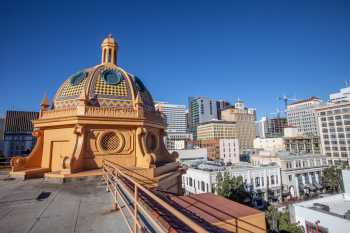 Balboa Theatre, San Diego, California (outside Los Angeles and San Francisco): Roof at East side