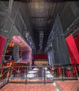 The Belasco, Los Angeles, Los Angeles: Downtown: Stage from VIP Balcony Stage Left