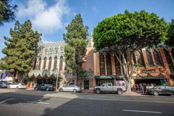 The Mayan (left) and Belasco (right) theatres in 2018