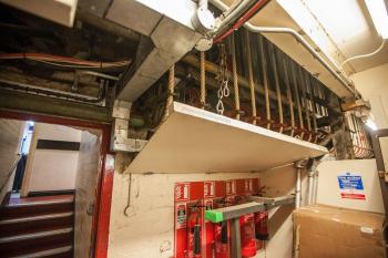Bristol Hippodrome: Arbor (Cradle) Pit in Stage Basement