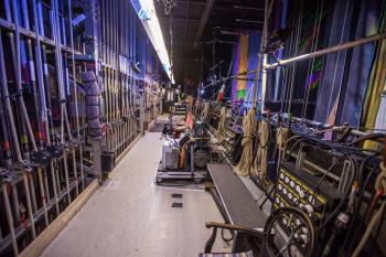 Bristol Hippodrome: Fly Floor from Downstage