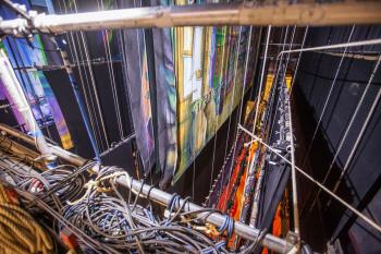 Bristol Hippodrome: Stage from Pin Rail