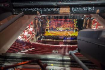 Bristol Hippodrome, United Kingdom: outside London: Auditorium view with Followspot